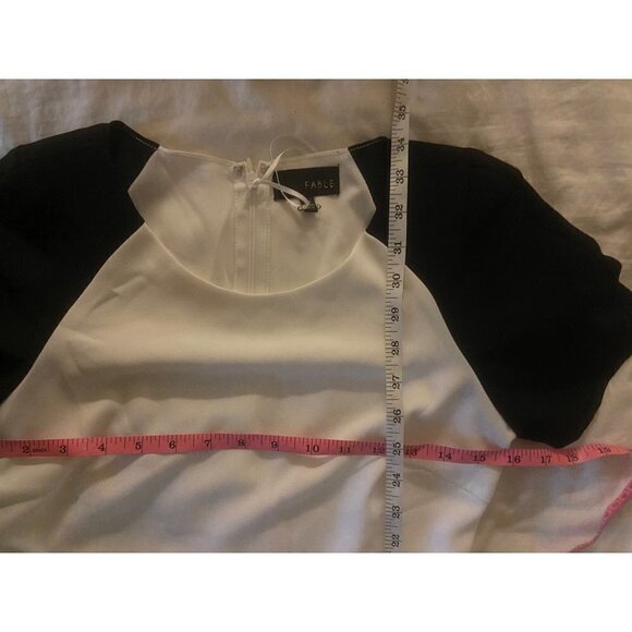 NWT Fable white sheath business casual dress size xs - Picture 3 of 7